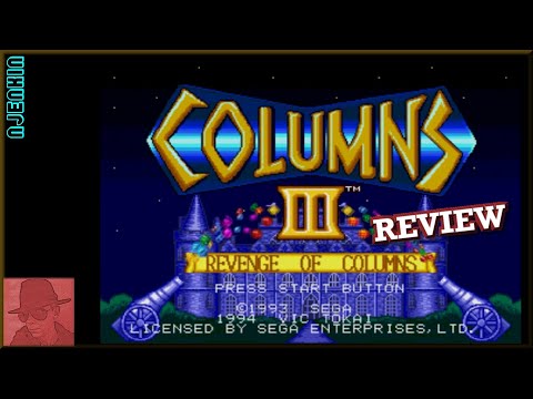 Columns III : Revenge of Columns - on the SEGA Genesis / Mega Drive - with Commentary !!