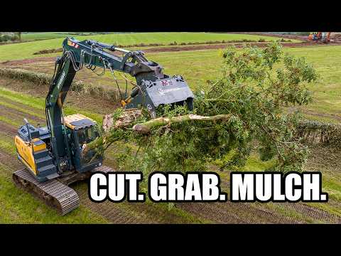 Rake grab , excavator rake & grab , grapple - Image 2