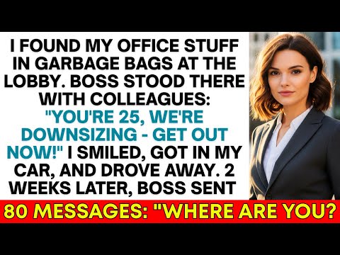 I Came Back From A Business Trip To Find My Office Stuff In Garbage Bags At The Lobby