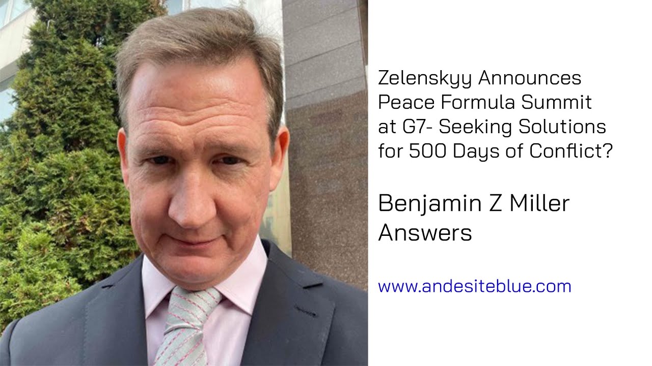 Zelenskyy Announces Peace Formula Summit at G7  Seeking Solutions for 500 Days of Conflict?