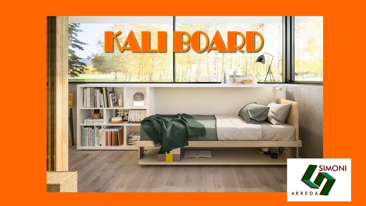 Letto a Scomparsa - Kali Board piazza e mezza