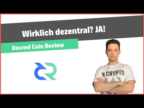 Wirklich dezentral? JA! - Decred Coin Review