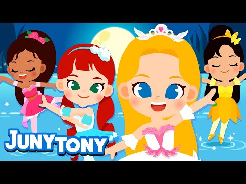 Ballerina Princess | Princess Songs for Kids | Kids Ballet Song | Preschool Songs | JunyTony