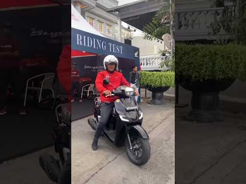 Test drive honda stylo 160