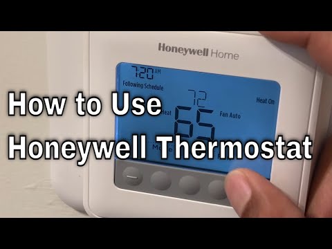 Honeywell Home Thermostat - How to Use