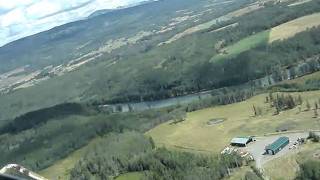 preview picture of video 'TakeOff Smithers BC Rwy 33 Canada Cockpit View'