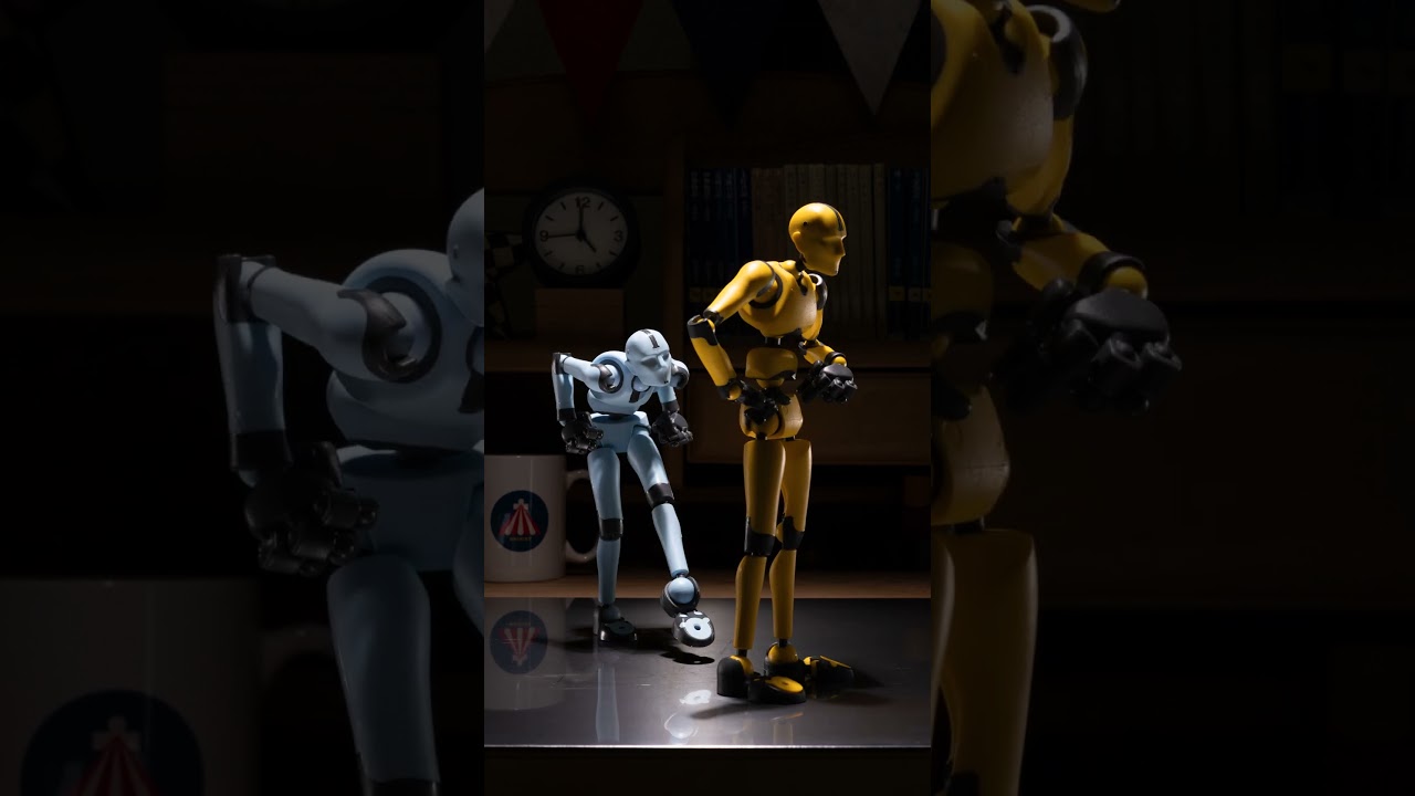 【Stop Motion】The Knee-Kick Prank【Stickybones】