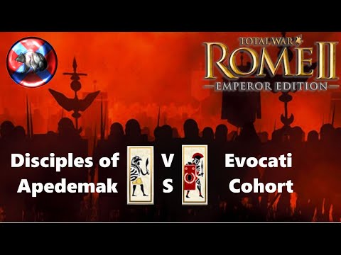 Total War Rome 2 Disciples of Apedemak VS Evocati Cohort 2 BATTLES in 1!!
