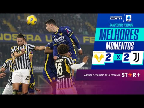 Gols e lances de Hellas Verona x Juventus