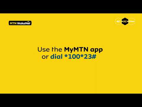 MTN Wakanet 5G Router available at all MTN Service centres.