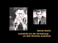 Bertolt Brecht Vor Dem McCarthy Ausschuss USA 1947