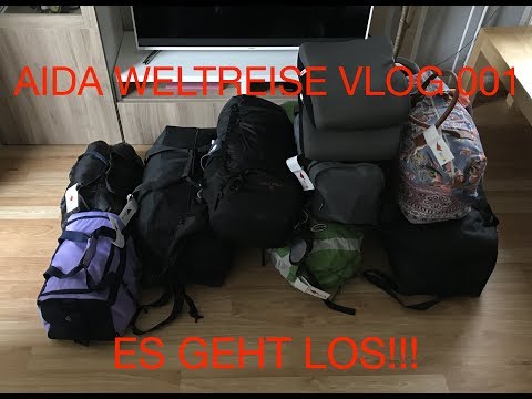 Aida World Cruise VLOG 001 - Here we go!!!