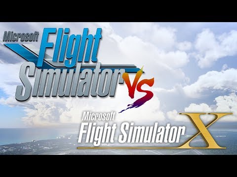 New Flight Simulator 2020 Trailer vs FSX (2006)Trailer