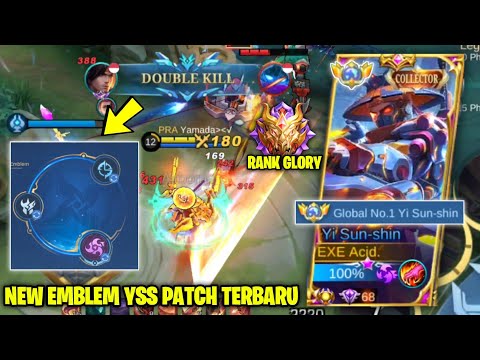 NEW EMBLEM YI SUN SHIN PATCH TERBARU!! EMBLEM TERBARU YSS PATCH TERBARU! SKILL 1 NYA JADI UNLIMITED?