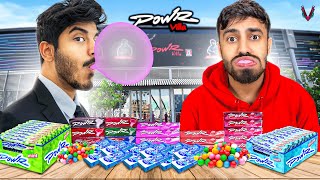 تحدي أكثر واحد ياكل علك يفوز ???? ( 2000 علكة !! ???? )