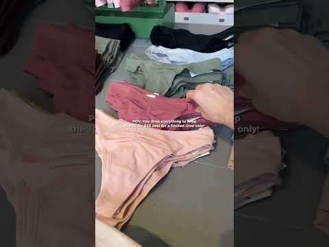 Cancel your plans. It's time to shop 10 for $35 undies (limited time only)!