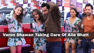 Watch How Varun Dhawan Taking Care Of Friend Alia Bhatt At Zee Cine Awards 2023 Announcement Event