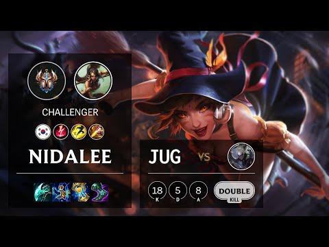 Nidalee Jungle vs Diana - KR Challenger Patch 11.8