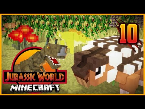 Minecraft Jurassic World - Episode 10 - BABY DINOS & MAMMOTH!