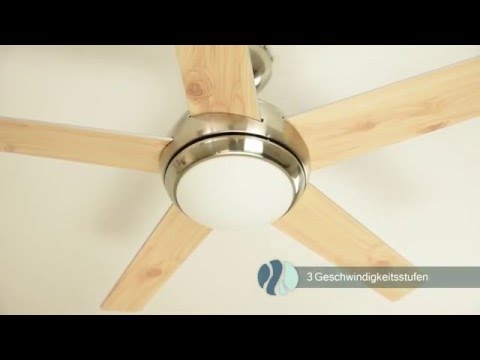 AireRyder Deckenventilator FRESCO - Satin Nickel | Silber / Kiefer AireRyder Deckenventilator FRESCO - Satin Nickel | Silber / Kiefer