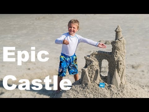 How to Make an Epic Sand Castle with Simple Tools | Our Outer Banks, NC Vacation Project 2018