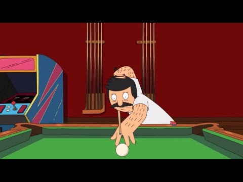 Bob plays pool (Bob’s Burgers)