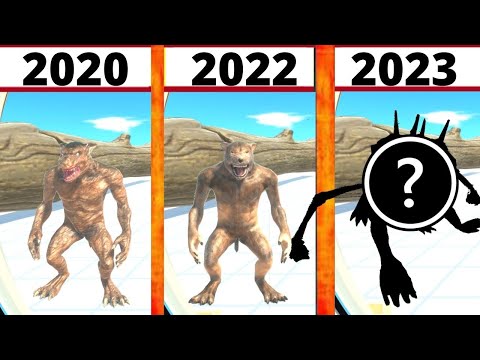 EVOLUTION OF WEREWOLF IN ARBS -  2020  2022  2023  - HOW WOULD IT BE? ANIMAL REVOLT BATTLE SIMULATOR