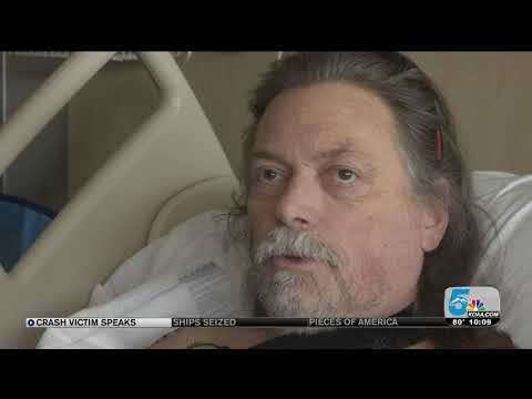 Victim talks about crash recovery