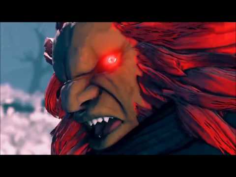 Street Fighter V - Akuma: Intro, 1st Critical Art Sekia Kuretsuha & Win Pose