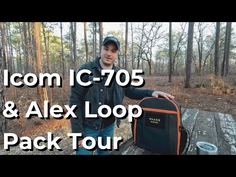 IC-705 & Alex Loop - Portable Kit Tour