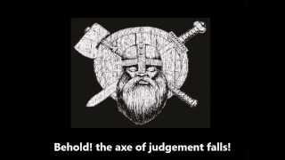 Ensiferum - Axe Of Judgement (with Lyrics)