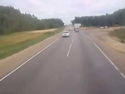 Cab ride road russia