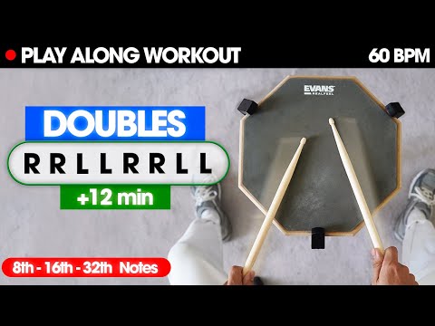 Practice you DOUBLES with this video (8th, 16th, 32nd Notes)