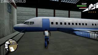 GTA San Andreas Definitive Edition - How to get the largest plane at the very beginning of the game
