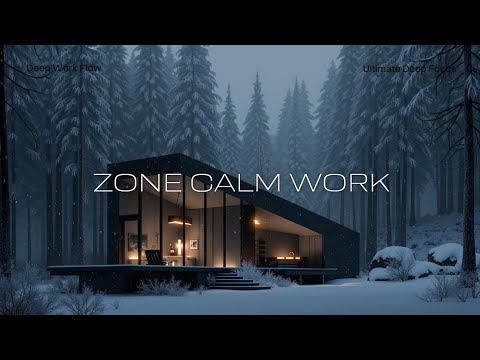Deep Zone Focus | Chillstep Beats for Serene Work & Winter Concentration Music 🌨️