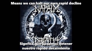Napalm Death - Sink Fast, Let Go (Lyrics & Subtitulado al Español)