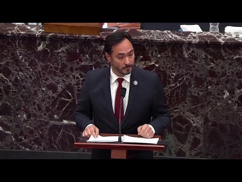 彈劾經理卡斯特羅稱 "全世界都在看著我們 (Impeachment manager Castro says 'the world is watching us')