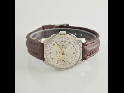 Doxa vintage nearly mint Valjoux 23 chronograph