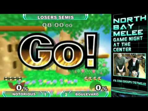 GN@C #1 - Notorious (Falcon) vs Boulevard (Luigi) SSBM Winners