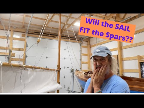 Boat Building The Haven -Test Fitting the Rig - Episode 124 part 2