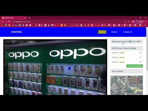 Mobile Shopping System in PHP Application Projects
