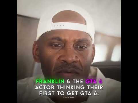 Franklin and GTA 6 Actor unboxed GTA 6?! #gta5 #gta #gta6