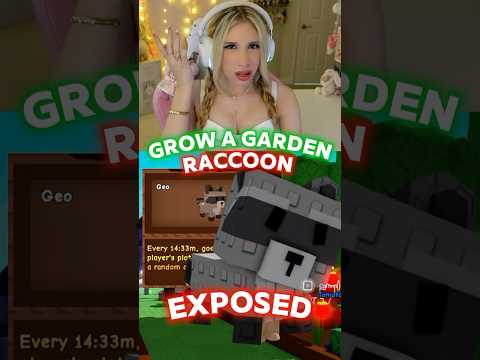 The “RACCOON” Situation REVEALED in GROW A GARDEN on ROBLOX! 🦝