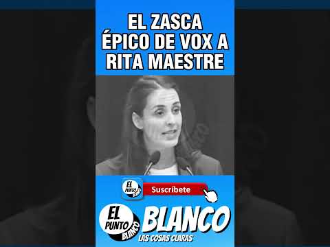 EL ZASCA ÉPICO DE VOX A RITA MAESTRE #shorts #zasca #vox #abascal #RITAMAESTRE #madrid #ayuso