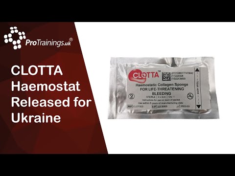 CLOTTA Haemostat released for Ukraine to treat any type of bleeding including life threatening