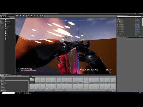 UE4 adding fps arms and mimic animations to TPS character