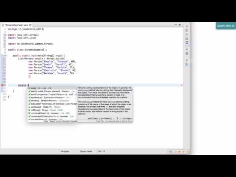 Java 8 Lambda Basics 23 - Introduction To Streams