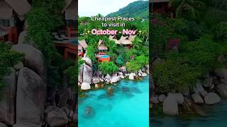 Where you can go on a budget in October - November #travelblogger #traveladvisory #traveltips #tips