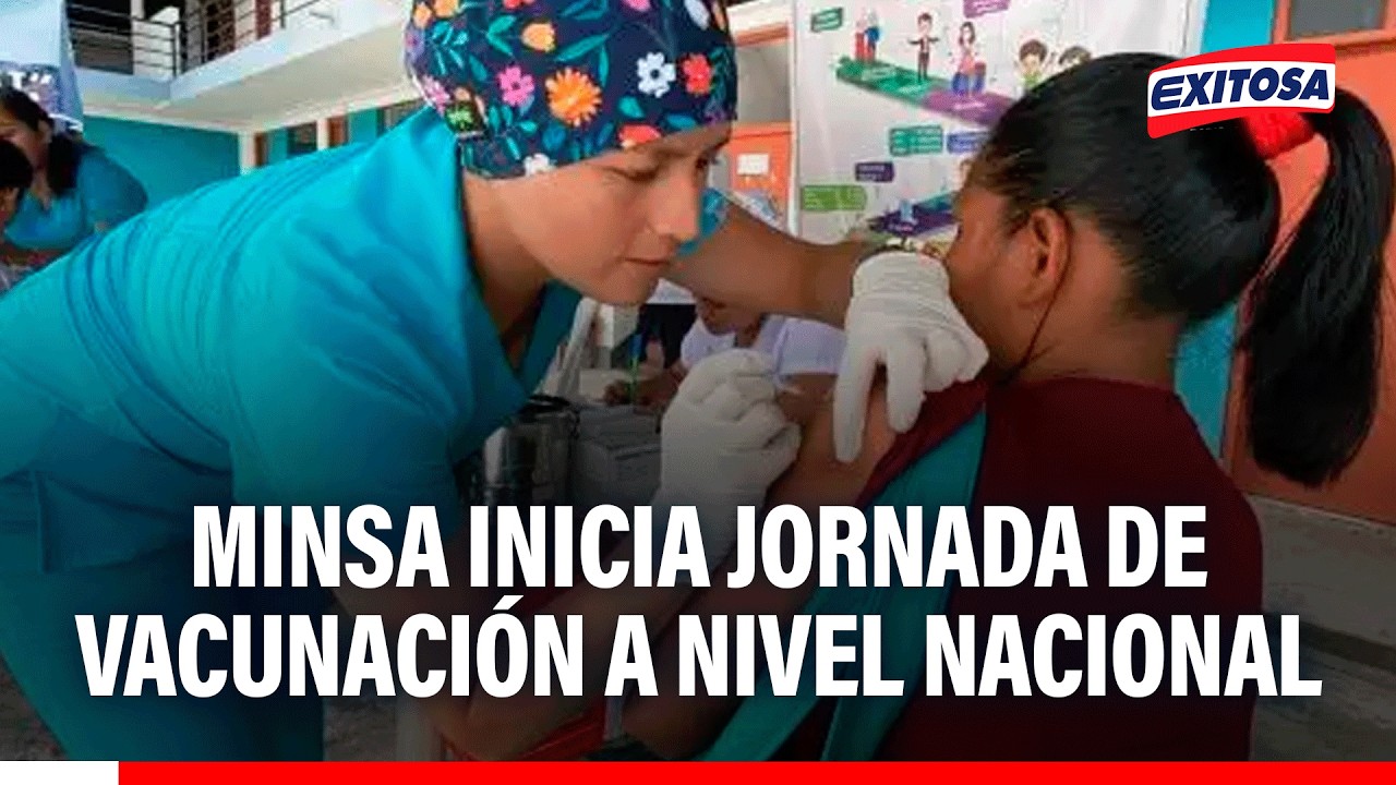 🔴🔵 Minsa inicia jornada de vacunación: "Para recuperar las coberturas en todas las enfermedades"