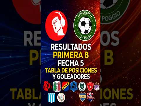 RESULTADOS FECHA 5 PRIMERA B CONCEPCIÓN DEL URUGUAY | PASIÓN LOCAL